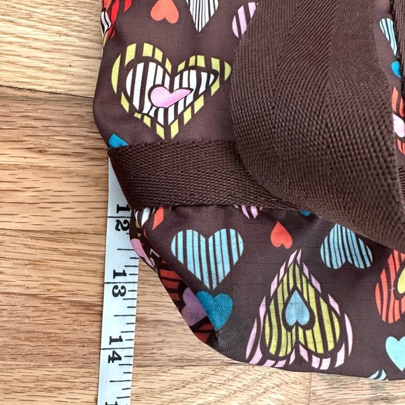 Le Sportsac heart tote with matching make up bag - Picture 10 of 10
